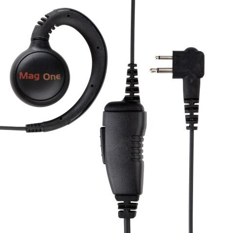 Motorola PMLN5807 Mag One Swivel Earpiece with Inline Microphone and Push-to-Talk for BPR40 Radios