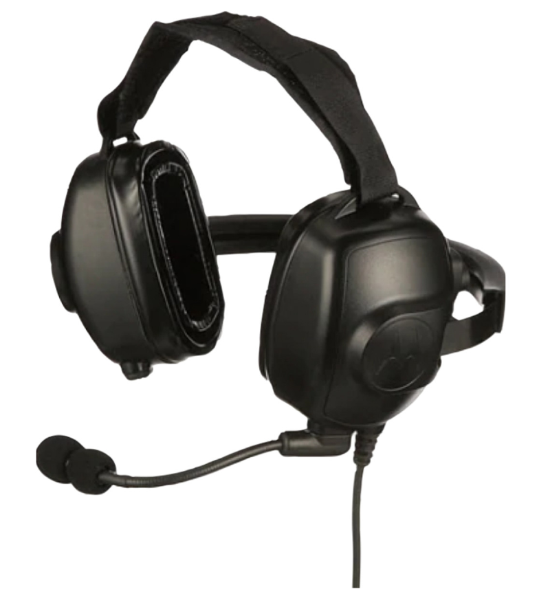 Motorola PMLN6854 Behind-the-Head Heavy-Duty Headset with Noise-Canceling Boom Microphone and VOX