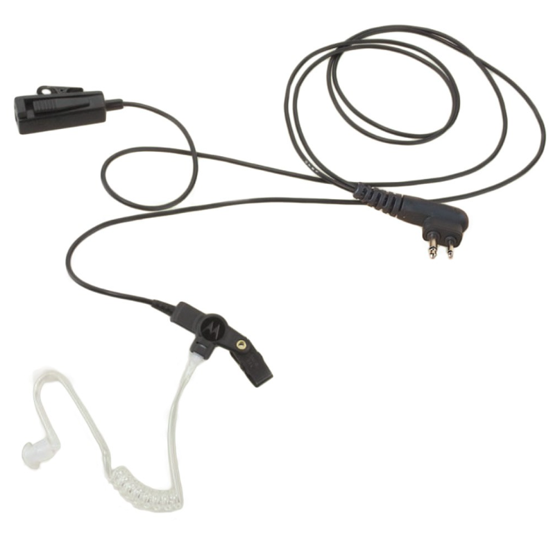 Motorola RLN5318 Surveillance Earpiece with PTT and Clear Acoustic Tube